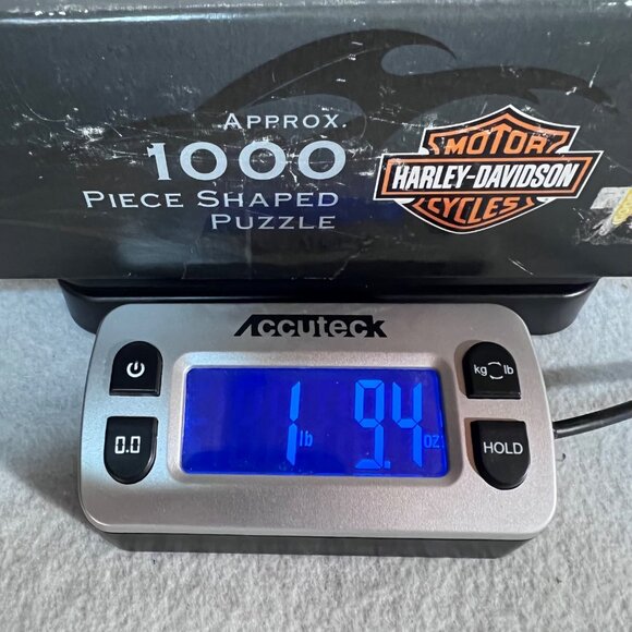 Harley Davidson 1000 Piece Motorcycle Shaped Puzzle HD Its Time To Ride 39"X24" - Picture 9 of 9